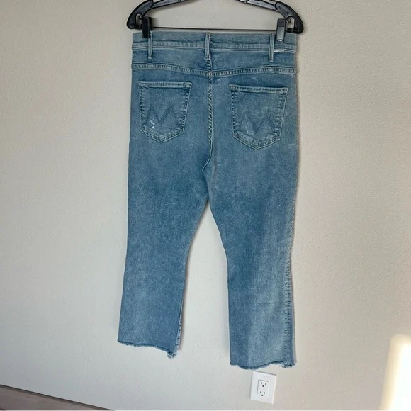 MOTHER The Hustler Ankle Chew Jeans Denim Drinking By the Pool Women’s 32 - Picture 7 of 14